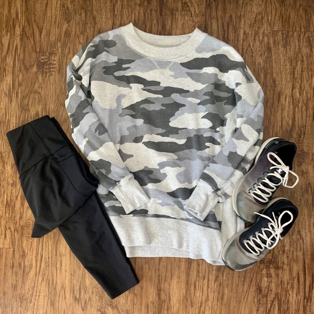Aerie cami print sweatshirt